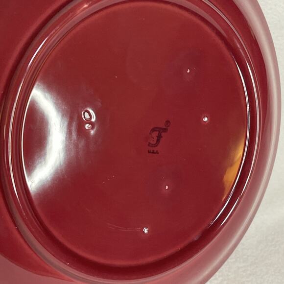 Fiesta Classic Rim 7.25" Salad Plate | Red| - Picture 3 of 4